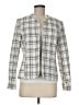 Anne Klein Plaid Ivory Blazer Size M - photo 1