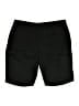 Chico's Solid Black Cargo Shorts Size L - photo 2