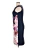 Worthington Print Blue Cocktail Dress Size 14 - photo 5
