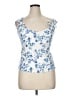 Lovesick Blue Sleeveless Top Size 1X Plus (1) - photo 1