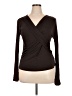Max Mara Brown Long Sleeve Top Size XL - photo 1