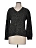 Jones New York Metallic Black Pullover Sweater Size M - photo 1