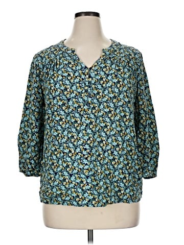 St. John's Bay 3/4 Sleeve Blouse (view 1)