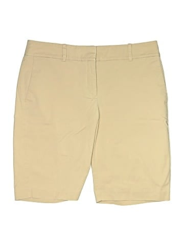 Ann Taylor Khaki Shorts (view 1)