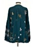 Johnny Was Teal Long Sleeve Blouse Size S - photo 2