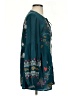 Johnny Was Teal Long Sleeve Blouse Size S - photo 4