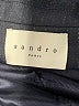 Sandro Chevron-herringbone Blue Blazer Size EU (FR) 38 / US 6 - photo 3