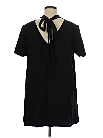 New York & Company Short Sleeve Blouse (view 2)