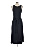 BCBGMAXAZRIA 100% Polyester Solid Black Casual Dress Size L - photo 1