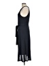 BCBGMAXAZRIA 100% Polyester Solid Black Casual Dress Size L - photo 5