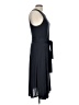 BCBGMAXAZRIA 100% Polyester Solid Black Casual Dress Size L - photo 4