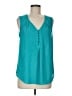 Daniel Rainn 100% Polyester Teal Sleeveless Blouse Size M - photo 1