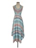 PrAna Stripes Teal Casual Dress Size XS - photo 1