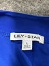 Lily Star Blue Short Sleeve Top Size L - photo 7