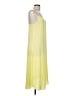 Vince. 100% Polyester Solid Yellow Casual Dress Size M - photo 4