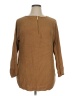 MICHAEL Michael Kors Brown Long Sleeve Henley Size XL - photo 1