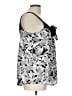 Apostrophe 100% Polyester Silver Sleeveless Blouse Size L - photo 4