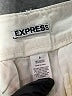 Express Solid Ivory Khaki Shorts Size 0 - photo 3