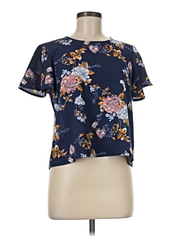 Rewind Short Sleeve Blouse (view 1)