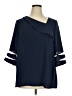 BLOOMCHIC 100% Polyester Blue 3/4 Sleeve Top Size 14 - 16 - photo 1