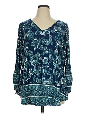 New Directions 3/4 Sleeve Blouse (view 1)