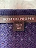 Boston Proper 100% Cotton Blue Pullover Sweater Size XS - photo 4