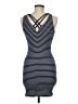 Express Stripes Blue Casual Dress Size M - photo 2