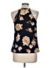 Say Anything Blue Sleeveless Blouse Size M - photo 2