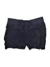 Athleta 100% Linen Solid Blue Shorts Size 4 - photo 1