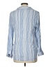 Status by Chenault 100% Rayon Blue Long Sleeve Blouse Size L - photo 2