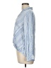 Status by Chenault 100% Rayon Blue Long Sleeve Blouse Size L - photo 5