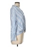 Status by Chenault 100% Rayon Blue Long Sleeve Blouse Size L - photo 4