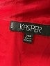 Kasper 100% Polyester Red 3/4 Sleeve Blouse Size 20 - photo 7