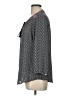 DR2 100% Polyester Gray 3/4 Sleeve Blouse Size L - photo 5