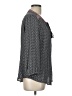 DR2 100% Polyester Gray 3/4 Sleeve Blouse Size L - photo 4