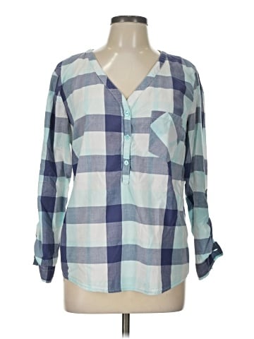 Faded Glory 3/4 Sleeve Blouse (view 1)