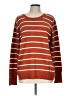 Kim Rogers Stripes Brown Pullover Sweater Size L - photo 1