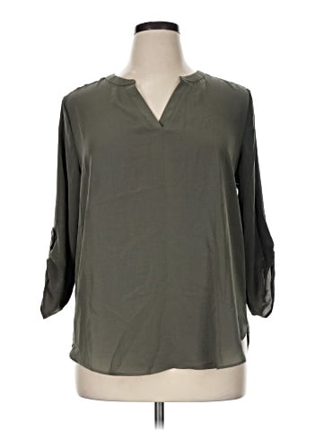 Maurices 3/4 Sleeve Blouse (view 1)
