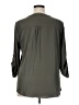 Maurices 100% Polyester Gray 3/4 Sleeve Blouse Size XL - photo 2