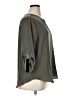 Maurices 100% Polyester Gray 3/4 Sleeve Blouse Size XL - photo 4