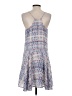 Marabelle 100% Polyester Print Blue Casual Dress Size S - photo 2