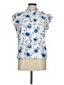THML Blue Short Sleeve Blouse Size M - photo 1