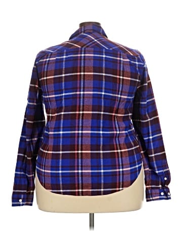 J.Crew Factory Store Long Sleeve Button-Down Shirt (view 2)