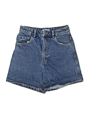 Zara TRF Denim Shorts (view 1)