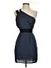 BCBGeneration 100% Polyester Solid Blue Cocktail Dress Size 0 - photo 1