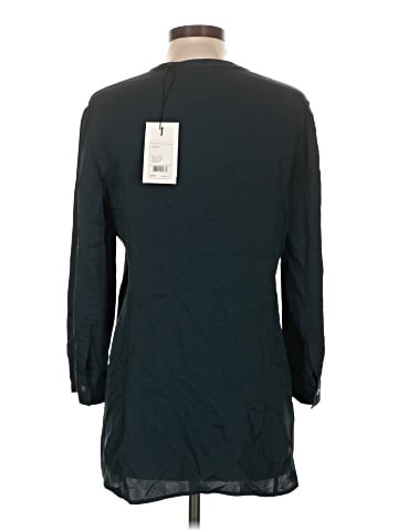 Theory 3/4 Sleeve Silk Top (view 2)