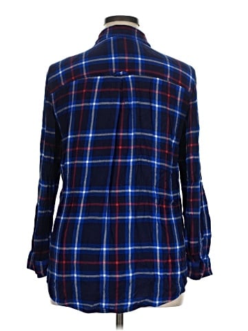 American Eagle Outfitters Long Sleeve Button-Down Shirt (view 2)