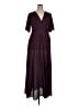 ASOS 100% Polyester Burgundy Cocktail Dress Size 14 - photo 1