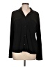 Adrianna Papell Black Long Sleeve Blouse Size L - photo 1