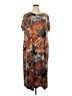 Koret Print Brown Casual Dress Size 2X - photo 1